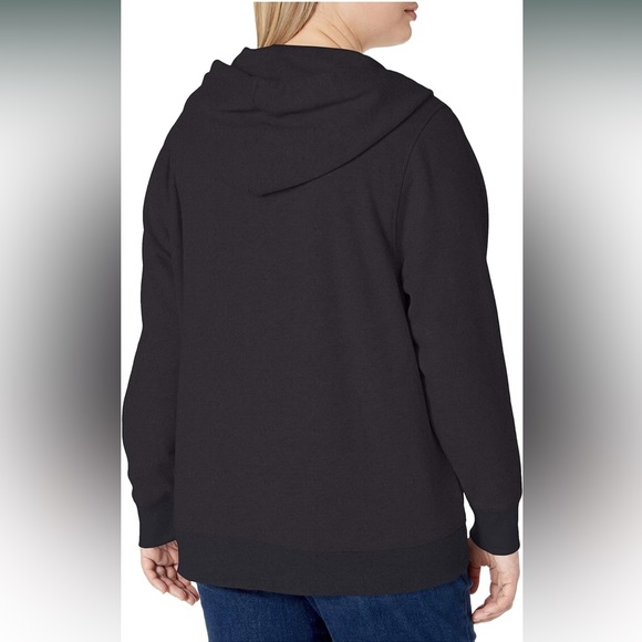 Amazon Essentials Women's French Terry Fleece Full-Zip Hoodie New With Tags - Picture 2 of 4